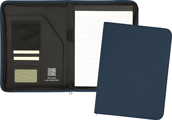 Sundridge Eco Recycled A4 Zipfolio